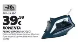 Radio Popular Rowenta ferro vapor promoção