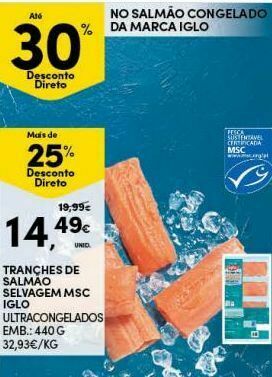 Continente Bom dia Salmão promoção