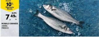 Continente Bom dia Robalo promoção