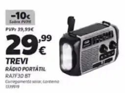 Radio Popular Trevi rádio portátil promoção