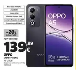 Radio Popular Oppo smartphone A5 128GB promoção