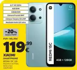 Radio Popular Xiaomi smartphone REDMI 15C 128 promoção