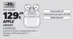 Radio Popular Apple airpods 4 geração promoção