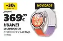 Radio Popular Huawei smartwatch gt runner 2 laranja 1344550 promoção