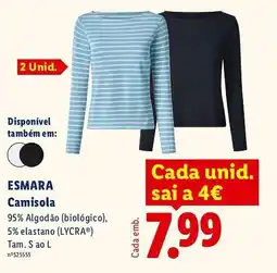 Lidl ESMARA Camisola promoção