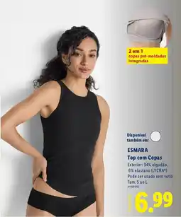 Lidl ESMARA Top com Copas promoção