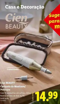 Lidl Cien BEAUTY Conjunto de Manicure/ Pedicure promoção