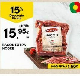 Continente Bom dia Bacon nobre promoção