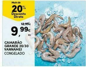 Continente Bom dia Camarão promoção