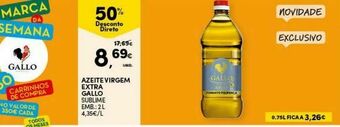 Continente Bom dia Azeite extravirgem gallo promoção