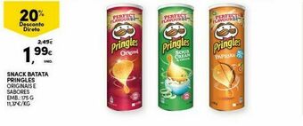 Batata chips pringles