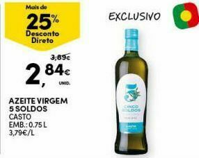 Continente Bom dia Azeite virgem promoção