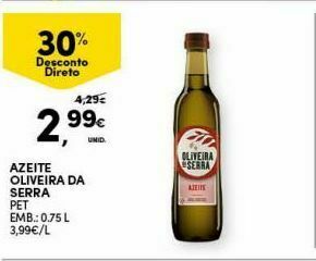 Continente Bom dia Azeite extravirgem oliveira da serra promoção