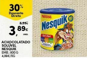 Continente Bom dia Chocolate em pó nesquik promoção