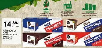 Continente Bom dia Café dolce gusto promoção