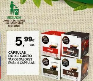 Continente Bom dia Cápsulas de café dolce gusto promoção