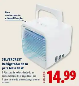 Lidl SILVERCREST Refrigerador de Ar para Mesa 10 W promoção