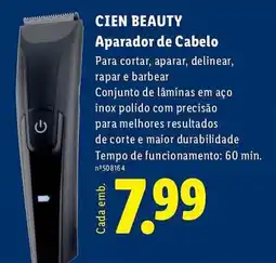 Lidl CIEN BEAUTY Aparador de Cabelo promoção