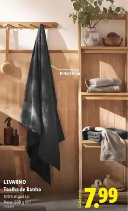 Lidl LIVARNO Toalha de Banho promoção