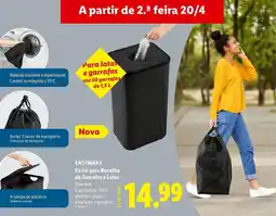 Lidl EASYMAXX Cesto para Recolha de Garrafas e Latas promoção