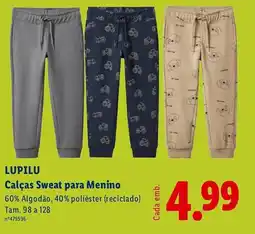 Lidl LUPILU Calças Sweat para Menino promoção