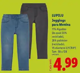 Lidl LUPILU Jeggings para Menina promoção