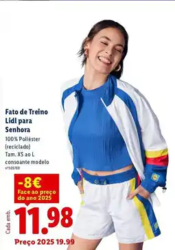 Lidl Fato de Treino Lidl para Senhora promoção
