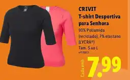 Lidl CRIVIT T-shirt Desportiva para Senhora promoção
