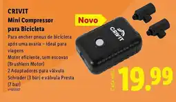 Lidl CRIVIT Mini Compressor para Bicicleta promoção
