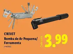 Lidl CRIVIT Bomba de Ar Pequena/ Ferramenta promoção