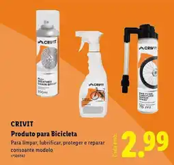 Lidl CRIVIT Produto para Bicicleta promoção