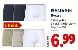 Lidl ESMARA MEN Boxers promoção