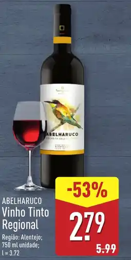 ALDI ABELHARUCO Vinho Tinto Regional promoção