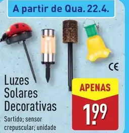 ALDI Luzes Solares Decorativas promoção