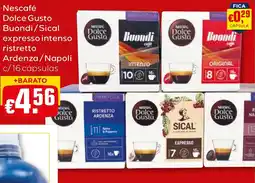 Bolama Nescafé Dolce Gusto Buondi/Sical expresso intenso ristretto Ardenza/Napoli promoção