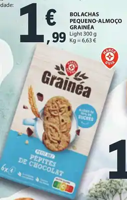 E.Leclerc Bolachas pequeno-almoço grainéa light promoção