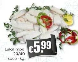 Bolama Lula limpa 20/40 saco promoção