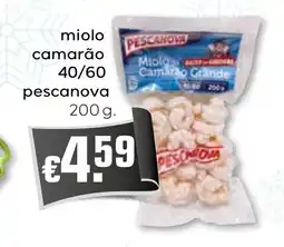 Bolama miolo camarão 40/60 pescanova promoção