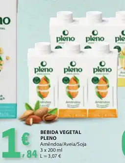 E.Leclerc Bebida vegetal pleno promoção