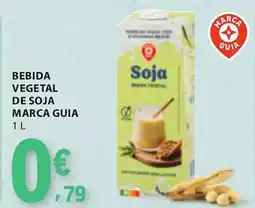 E.Leclerc Bebida vegetal de soja marca guia promoção