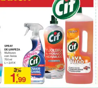 E.Leclerc Spray de Limpeza 750ml promoção