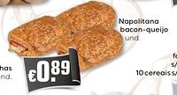 Bolama Napolitana bacon-queijo und. promoção
