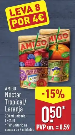 ALDI AMIGO Néctar Tropical/ Laranja promoção
