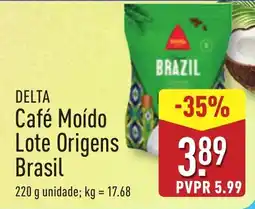 ALDI DELTA Café Moído Lote Origens Brasil promoção