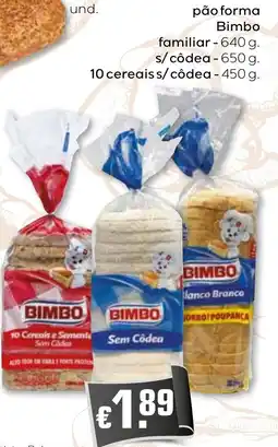 Bolama pão forma Bimbo promoção