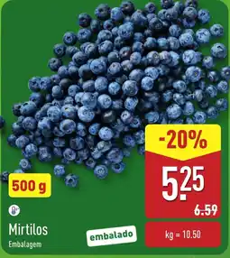 ALDI Mirtilos promoção