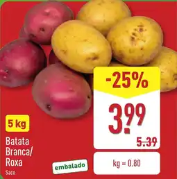ALDI Batata Branca/ Roxa promoção
