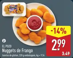 ALDI EL POZO Nuggets de Frango promoção
