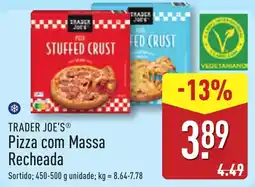 ALDI TRADER JOE'S Pizza com Massa Recheada promoção