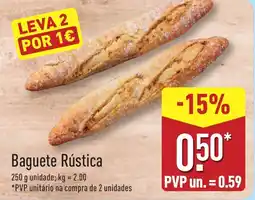 ALDI Baguete Rústica promoção